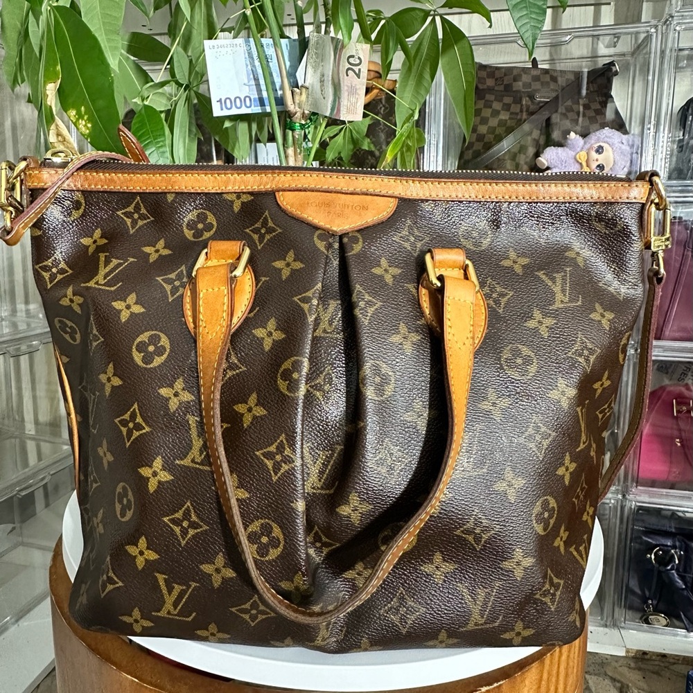 Louis Vuitton Palermo Monogram Brown and Tan Tote pm - Picture 2 of 9